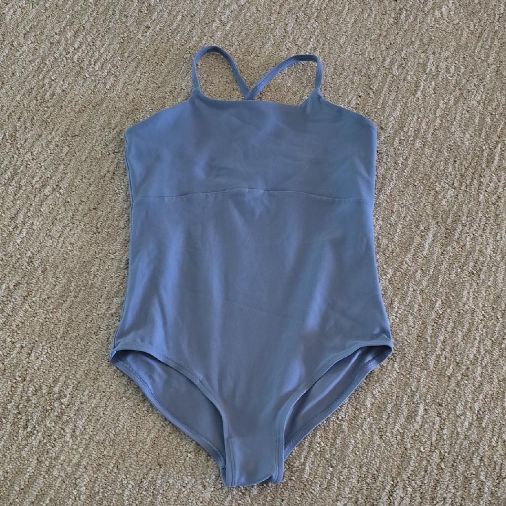 Athleta Girl Got Your Back Leotard in Blue Size Large